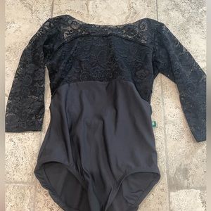 Black luckyleo leotard
